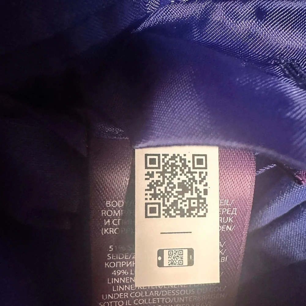 Ralph Lauren Purple Label Men’s Hadley Hand-Tailored Silk Linen Blue Jacket 38R - Picture 4 of 6